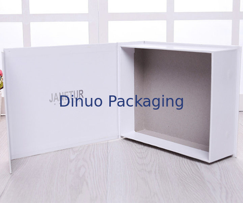 Clamshell Magnetic Buckle Printed Paper Box Kotak Kemasan Kado Kosmetik Kustom
