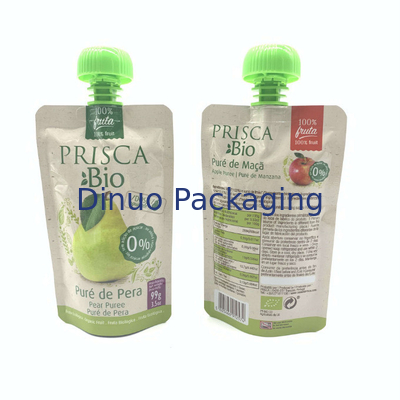 Haluskan Buah Organik Squeeze Baby Food Spout Pouch Reusable Juice Beverage Doypack Bag