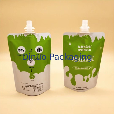 Tas Kantung Cerat Stand Up Plastik Cair Daur Ulang Isi Ulang Kantung Makanan Bayi yang Dapat Digunakan Kembali