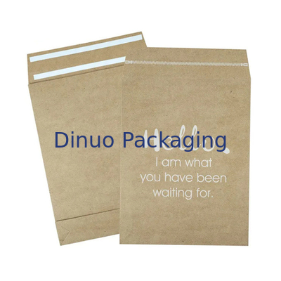 Dapat Didaur Ulang Ramah Lingkungan Self Adhesive Seal Pure Paper Mailer Bag Untuk Pakaian