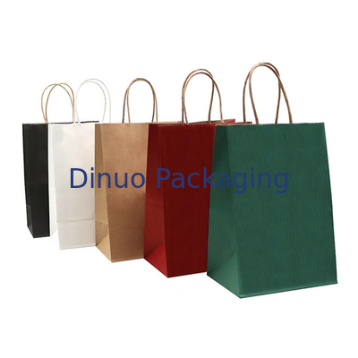 Kertas Kraft Takeaway Tote Bag Baking Pastry Milk Tea Shopping Gift Paper Bag