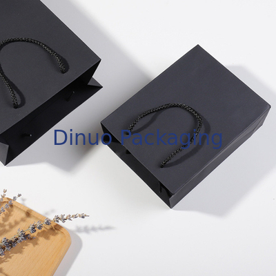 Reusable Biodegradable Top Handle Bag Tas Kemasan Kado Kertas Kraft yang Disesuaikan