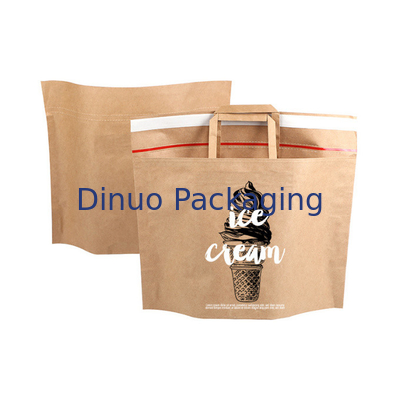 100% Biodegradable Kraft Mailer Paper Bag Self Adhesive Seal Sides Dan Bottom Gusset