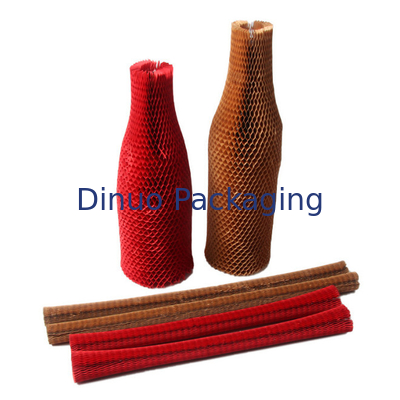 Honeycomb Craft Packing Cushion Paper Sleeve Extensible Recyclable For Wine