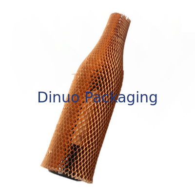 Honeycomb Craft Packing Cushion Paper Sleeve Extensible Recyclable For Wine
