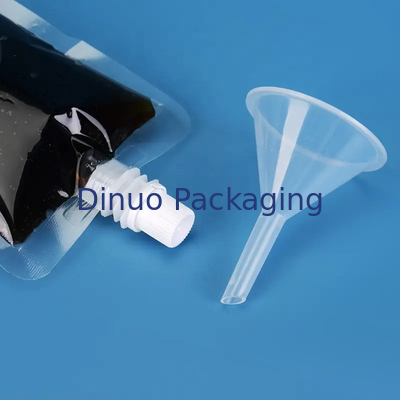 Custom Gravure Printing Stand Up Liquid Pouches Kantong Cerat Jus Minuman Transparan