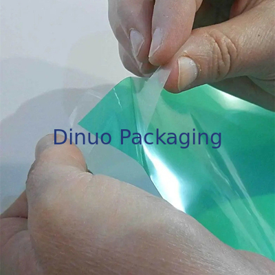 25 mikron PET Rilis Liner Film Transparan Untuk Pita Rilis Tas Kurir