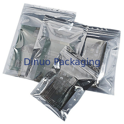 Zip Lock / Open Top ESD Shielded Anti Static Bag Tahan Kelembaban