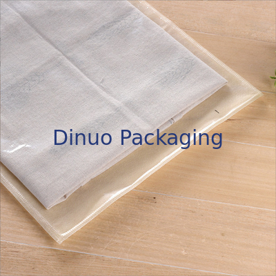 Zipper / Top Closure CPE Packaging Bags Tear Resistant Untuk Kaus Kaki