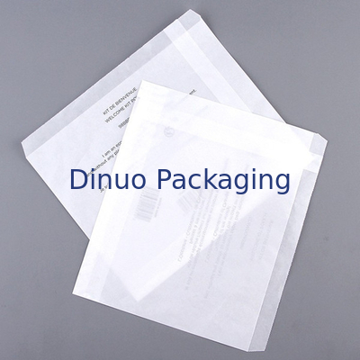 Kantong Kertas Glassine Biodegradable Transparan Persegi Panjang Untuk Kemasan
