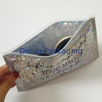Pembersih PVC Zipper Bubble Bag Cosmetic Bubble Mailer Ziplock Bag