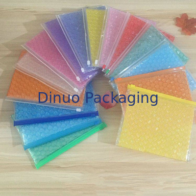 Poly Air Zip Lock Plastik Custom Bubble Mailing Bag Warna Jelas Inflatable Dengan Logo