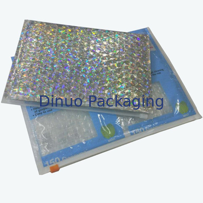 Poly Air Zip Lock Plastik Custom Bubble Mailing Bag Warna Jelas Inflatable Dengan Logo