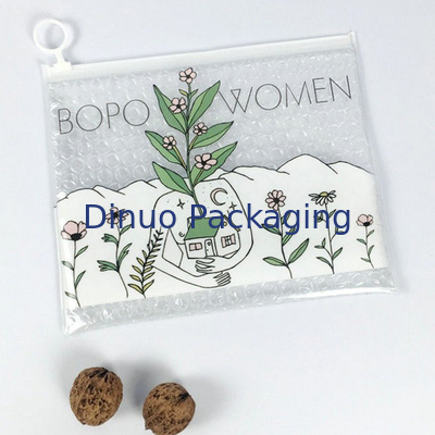 0.05 - 0.2mm Ketebalan Zipper Bubble Bags Dengan Gravure Printing