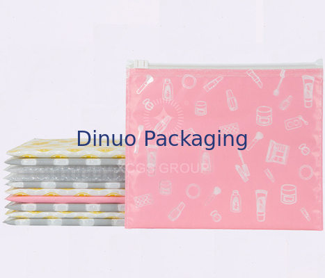 PVC Plastik yang bisa ditutup kembali Zip Lock Bubble Bags Clear Bubble Zipper Mailer Bag