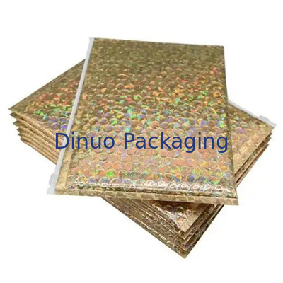 Shockproof Zipper Bubble Bags Posting Shipping Logo Custom Padded Bags Amplop