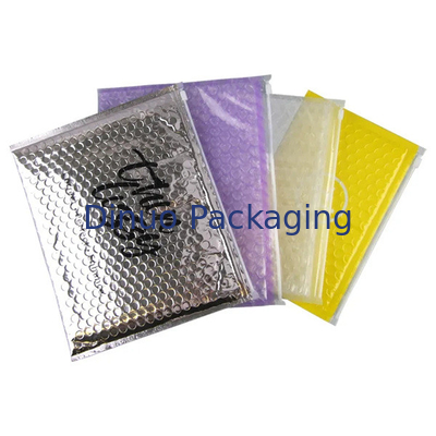 Custom PVC Plastik Gelembung Padded Zip Lock Kantong Makeup Kosmetik Zipper Gelembung Mailer