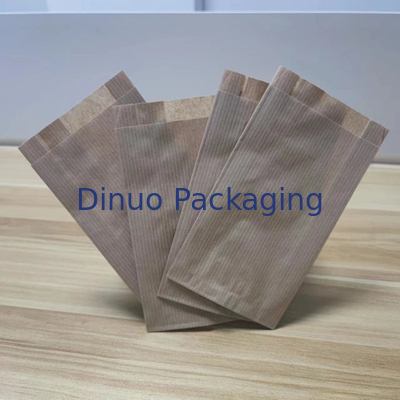 Kantong Kertas Kaca Lempeng Bentuk persegi panjang 100% terdegradasi