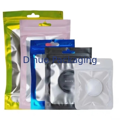 Customized CPE PE Transparan Plastik Frosted Zip Lock Bag Mini Zip Pocket