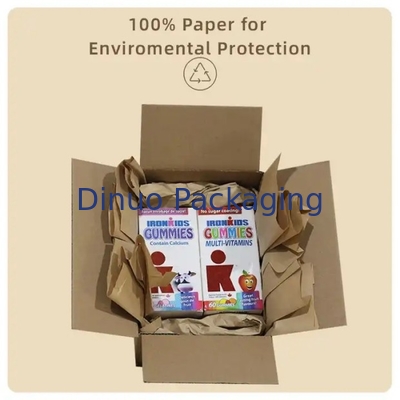 100% Biodegradable Vacuum Fill Paper Cushion Filler Material Untuk Mesin Smartfill