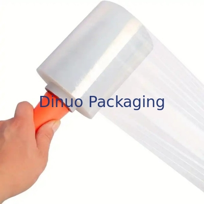 Blue Stretch And Shrink Film Lebar 20cm / 50cm / 100cm Dirancang Dengan Handle Plastik