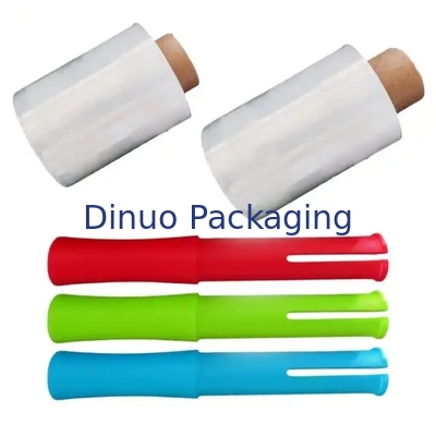 Custom Diterima Turnover Stretch And Shrink Film Dengan Plastik Handle