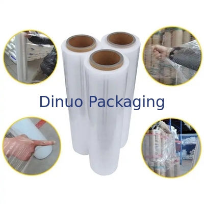 Bahan LLDPE Pre Stretch Film Dengan Lebar 100cm Panjang 300m
