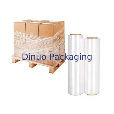 Stretch And Shrink Film Untuk Pengiriman Barang Inti Ukuran 1,5 "K tebal 0,017mm