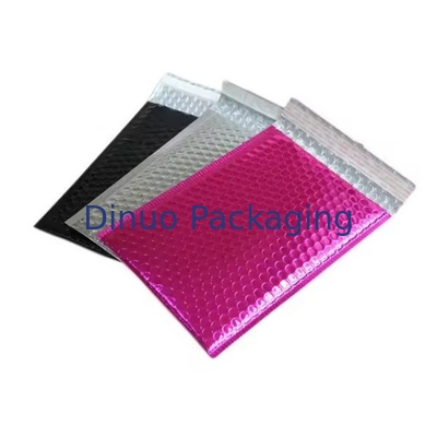 Pengiriman Kemasan Amplop Gelembung Holographic Kantong Pos Metal Poly Holographic Gelembung Mailers
