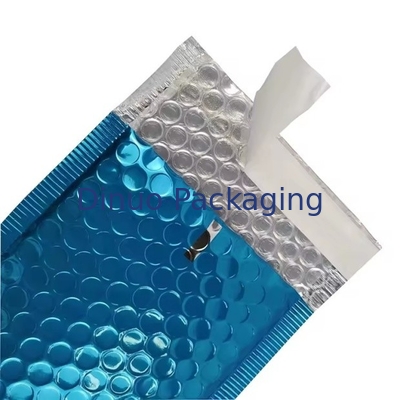 Pengiriman Kemasan Amplop Gelembung Holographic Kantong Pos Metal Poly Holographic Gelembung Mailers