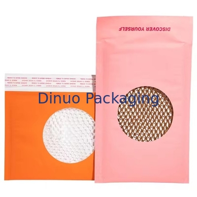 Compostable Honeycomb Padded Kraft Paper Express Envelope Biodegradable Shockproof Mailers Pengiriman Kantong Surat