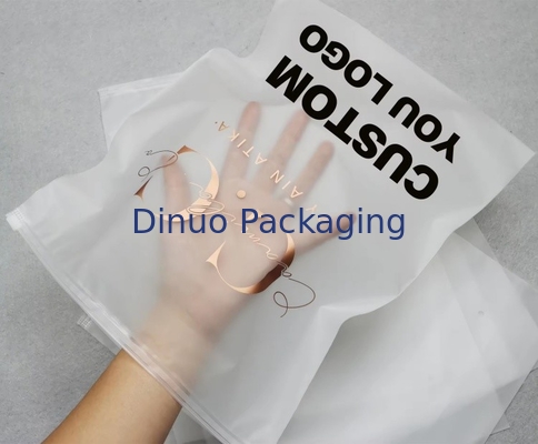 Custom Matte Frosted Zip Seal Ziplock Kantong Plastik Untuk Pakaian Zipper Bag