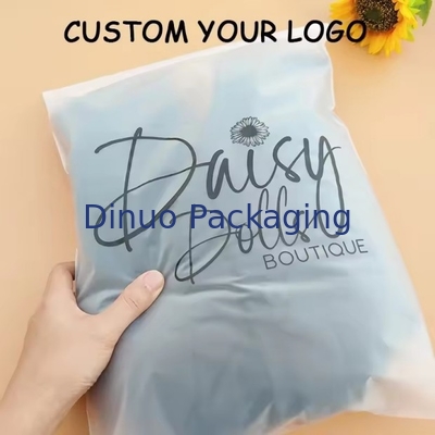Custom Matte Frosted Zip Seal Ziplock Kantong Plastik Untuk Pakaian Zipper Bag