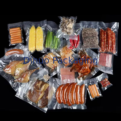 Berbagai ukuran kantong vakum nilon ketebalan 0.06-0.12mm bahan nilon / PE