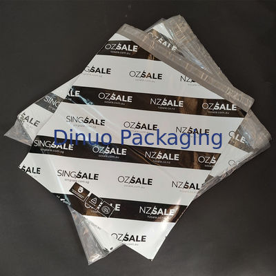 Kantong Pos Putih Poly Tahan Air Mata Dengan Pita Perekat Self-Sealing