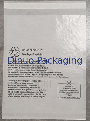 Daur ulang tiga sisi segel tas kertas khusus untuk kebutuhan sehari-hari Desain kemasan PDF