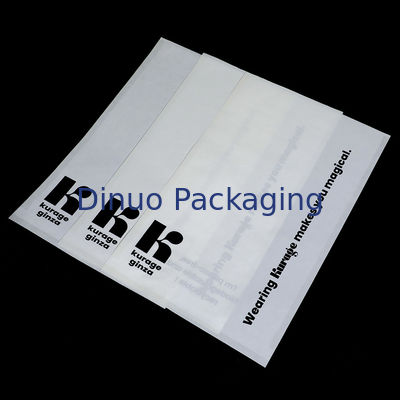 Tas selolofan 100% transparan dengan tekstur tinggi dan ketebalan 35 atau 50gsm untuk kemasan pakaian