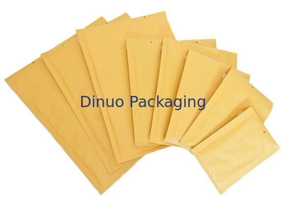 60gsm sampai 180gsm Kraft Cushion Bubble Mailers Featuring 3 sampai 4mm Ketebalan Heavy Duty Padded Envelope Ideal untuk Pengiriman