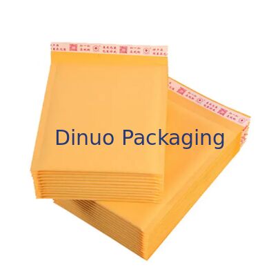 Self-sealing Kraft Bubble Mailers Made with Low Density Polyethylene Inner Materials Logo Disesuaikan Menawarkan Solusi Mailing