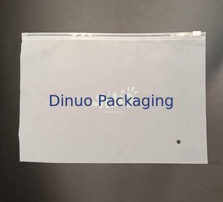 Eco-Friendly Food-Safe Reusable CPE Frosted Zipper Pouch Storage For Clothes Documents