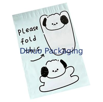 Cute Puppy Print Poly Mailer Bags Self Sealing Waterproof untuk Boutique Bisnis Kecil