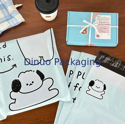 Cute Puppy Print Poly Mailer Bags Self Sealing Waterproof untuk Boutique Bisnis Kecil