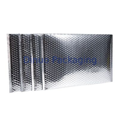 Custom Logo Metallic Mailer Shipping Envelope Padded Postal Satchels Bubble Poly Wrap Packaging Mailing Bag