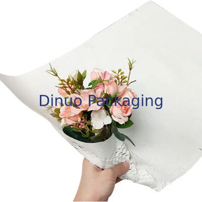 Ekologi Ramah Biodegradable Kraft Honeycomb Sleeve for Flower Gift Wrapping Perlengkapan kemasan