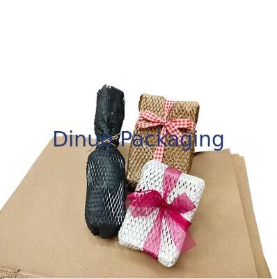 Ekologi Ramah Biodegradable Kraft Honeycomb Sleeve for Flower Gift Wrapping Perlengkapan kemasan