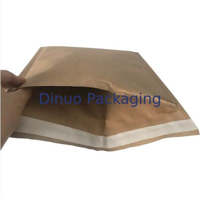 Lingkungan 100% Daur Ulang Kertas Padded Mailers Kusen Shockproof Kraft Kertas Padded Kantong Kertas Kemasan
