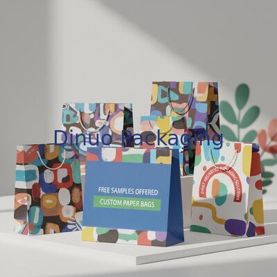 Sampel Gratis Ditawarkan Tas Kertas Kustom Menampilkan Cetakan Gravure 1 9 Warna Sempurna untuk Solusi Pengemasan Kebutuhan Sehari-hari