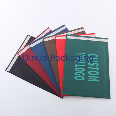 Brown Natural Kraft Kraft Paper Mailer 6 warna Printing Eco Friendly Packaging Mailer yang dirancang untuk pengiriman produk yang aman