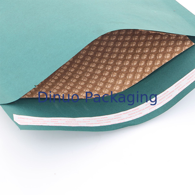 Brown Natural Kraft Kraft Paper Mailer 6 warna Printing Eco Friendly Packaging Mailer yang dirancang untuk pengiriman produk yang aman