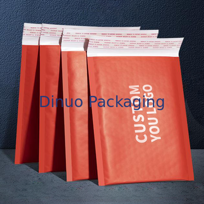 Brown Natural Kraft Kraft Paper Mailer 6 warna Printing Eco Friendly Packaging Mailer yang dirancang untuk pengiriman produk yang aman